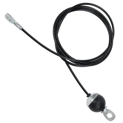 Home Fitness Pulley Accessory, Durable 5 mm Steel Cable with Closed-Buckle Design for Triceps, Biceps, Back, and Deltoid Training, 2.5 m