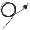 Home Fitness Pulley Accessory, Durable 5 mm Steel Cable with Closed-Buckle Design for Triceps, Biceps, Back, and Deltoid Training, 2.5 m view 3