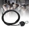 Home Fitness Pulley Accessory, Durable 5 mm Steel Cable with Closed-Buckle Design for Triceps, Biceps, Back, and Deltoid Training, 2.5 m view 4