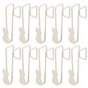 WRITWAA 10-Pack Cat Metal Over-the-Door Hooks, No Drilling view 1