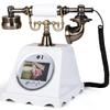 RetroVox Video and Audio Guest Book, Wedding Telephone Guest Book, Creative, Easy to Use and Fun for Engagements, Anniversaries, Baby Showers and Graduation Parties (B White) view 1