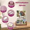 Baixtuo Personalized Acrylic Photo Frame with LED Night Light view 3