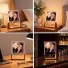 Baixtuo Personalized Acrylic Photo Frame with LED Night Light view 4