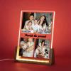 Baixtuo Personalized Acrylic Photo Frame with LED Night Light view 1