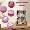 Baixtuo Personalized Acrylic Photo Frame with LED Night Light view 3