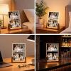 Baixtuo Personalized Acrylic Photo Frame with LED Night Light view 4