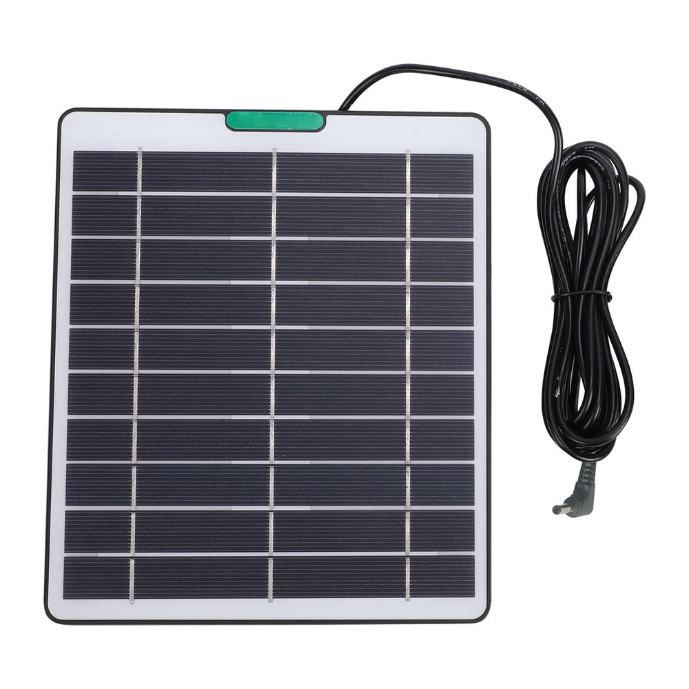 Yechiry 5W 5V Solar Panel Charger with Type-C, Waterproof, Black