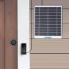 Yechiry 5W 5V Solar Panel Charger with Type-C, Waterproof, Black view 3