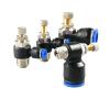 5PCS SL-Series 90° Pneumatic Brass Flow Control Valve, Push-In, for 4–12 mm OD Gas Lines (SL8-03 (3I8)) view 3