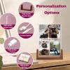 Baixtuo Personalized Acrylic Photo Frame with LED Night Light view 3
