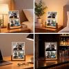 Baixtuo Personalized Acrylic Photo Frame with LED Night Light view 4