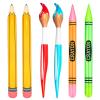 GoldRock XXL Pencil Balloons, 6-Pack, Back-to-School Party Decorations view 1