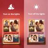 Baixtuo Personalized Acrylic Photo Frame with LED Night Light view 2