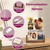 Baixtuo Personalized Acrylic Photo Frame with LED Night Light view 3
