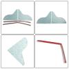 2-Pack Shower Splash Guard for Bathtub & Sink view 2