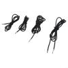 Stretch Cord Replacement for Garden Loungers and Folding Chairs, 2 Long 220 cm and 2 Short 140 cm Cords with Durable Connectors (Black) view 1