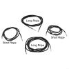 Stretch Cord Replacement for Garden Loungers and Folding Chairs, 2 Long 220 cm and 2 Short 140 cm Cords with Durable Connectors (Black) view 3