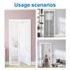 Magnetic Insect Screen Door Curtain, 87 × 222 cm, White view 2