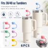 6-Pack Cup Straw Covers view 2