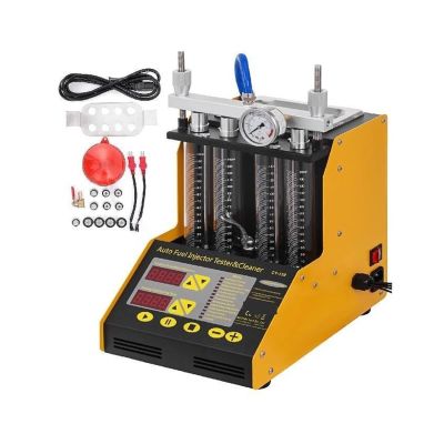 Auto Fuel Injector Tester, 4-Cylinder Gasoline Ultrasonic Cleaner CT150 for DIY