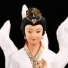 Feng Shui Buddha Statue, Lifelike Nine-Tailed Fox, White view 3