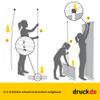druck.de Premium Printed Roll-Up Banner - 85 x 200 cm - 85 x 200 cm view 4