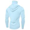 Men's Long-Sleeve Rash Guard Hoodie with Mask, UPF 50+, Green, XL view 3