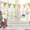 Religious Easter Ornaments Tree - He Rises Hanging Set view 3