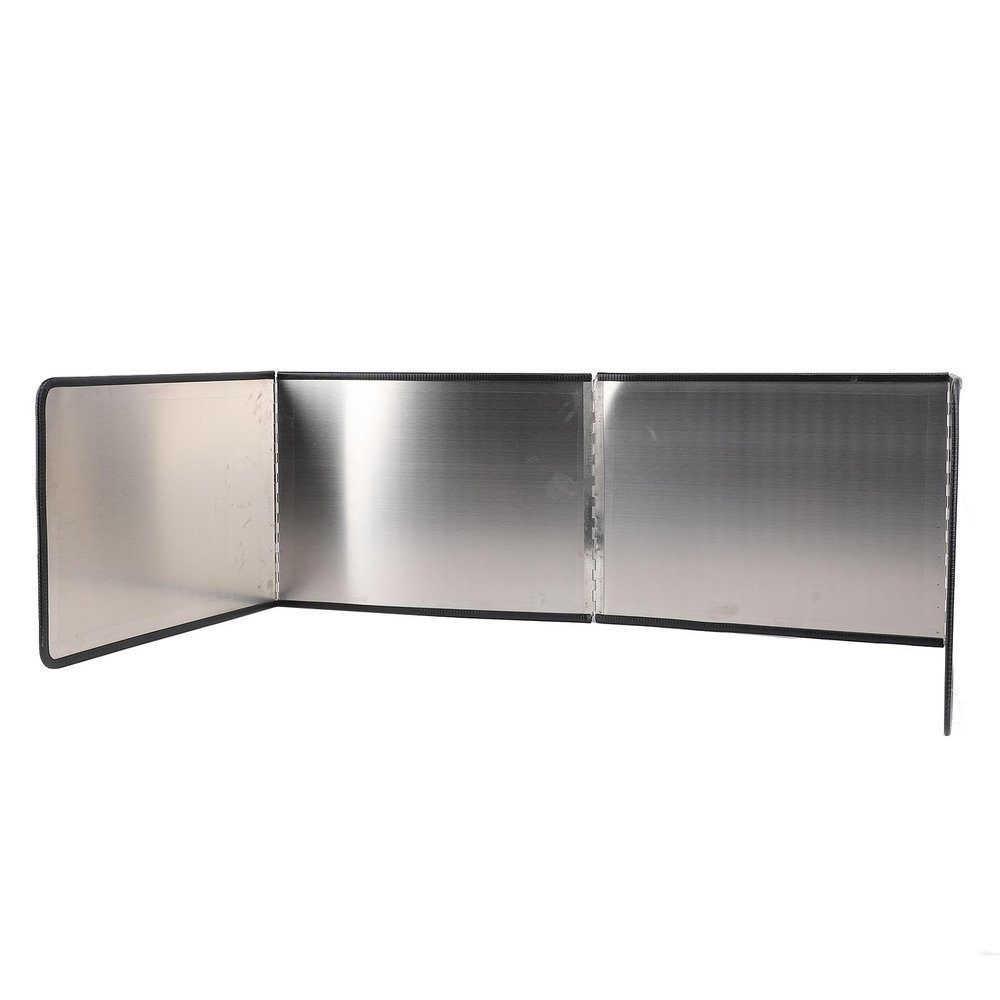 Haofy Stainless Steel Folding Splatter Guard, 4-Sided, 80 x 40 cm