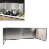 Haofy Stainless Steel Folding Splatter Guard, 4-Sided, 80 x 40 cm view 2