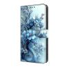 TUUNKMUY Flip Wallet Case for Xiaomi Redmi 12C/11A, PU Leather, Magnetic Card Holder, Blue Flower view 2