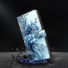 TUUNKMUY Flip Wallet Case for Xiaomi Redmi 12C/11A, PU Leather, Magnetic Card Holder, Blue Flower view 3