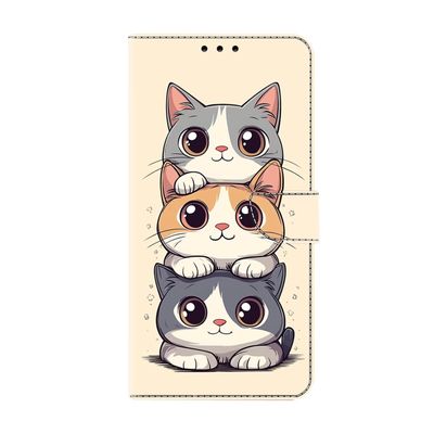TUUNKMUY Flip Leather Phone Case for Xiaomi 12T/12T Pro, Cat Design