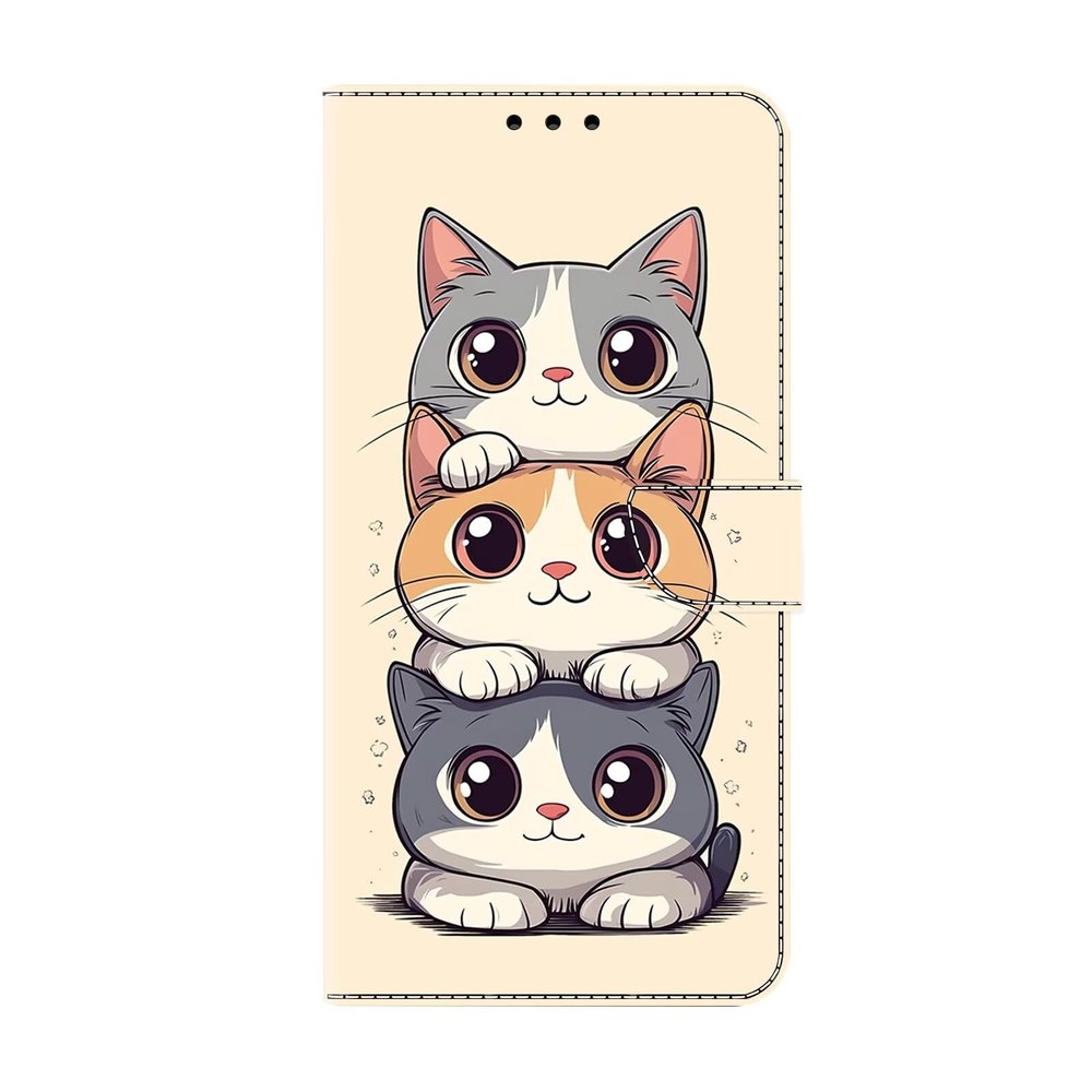 TUUNKMUY Flip Leather Phone Case for Xiaomi 12T/12T Pro, Cat Design