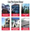 WXPGFEQ Solar Panel Cleaning Tool, Water-Fed Telescopic Brush Pole with Squeegee, 35 cm, 7.2 m (24 ft) view 3