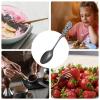 Stainless Steel Serving Spoon with Floral Handle view 4