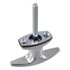 Risveglio T-Handle Lock, Zinc Alloy, for Trucks, RVs, Canopies and Garage Doors, Weather-Resistant Copper-Core Security Mechanism, Chrome Finish (A) view 4