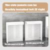 Waterproof Radiator Cover with 3-Sided Slatted Design view 2