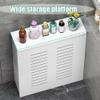 Waterproof Radiator Cover with 3-Sided Slatted Design view 3