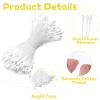 PEOVLVN 800 Pcs White Flower Stamen Pipe Cleaners view 2