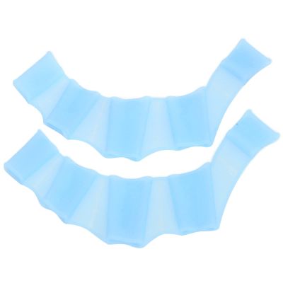 Fawfose Swimming Gloves, Soft Silicone Mesh Gloves for Swim Training, Hydrodynamic Frog Design for Adults and Children, Foldable, Easy Storage (L)