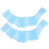 Fawfose Swimming Gloves, Soft Silicone Mesh Gloves for Swim Training, Hydrodynamic Frog Design for Adults and Children, Foldable, Easy Storage (L) view 1