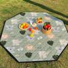TBATM Lightweight Foldable Octagonal Waterproof Picnic Blanket with Handle, Rabbits view 2