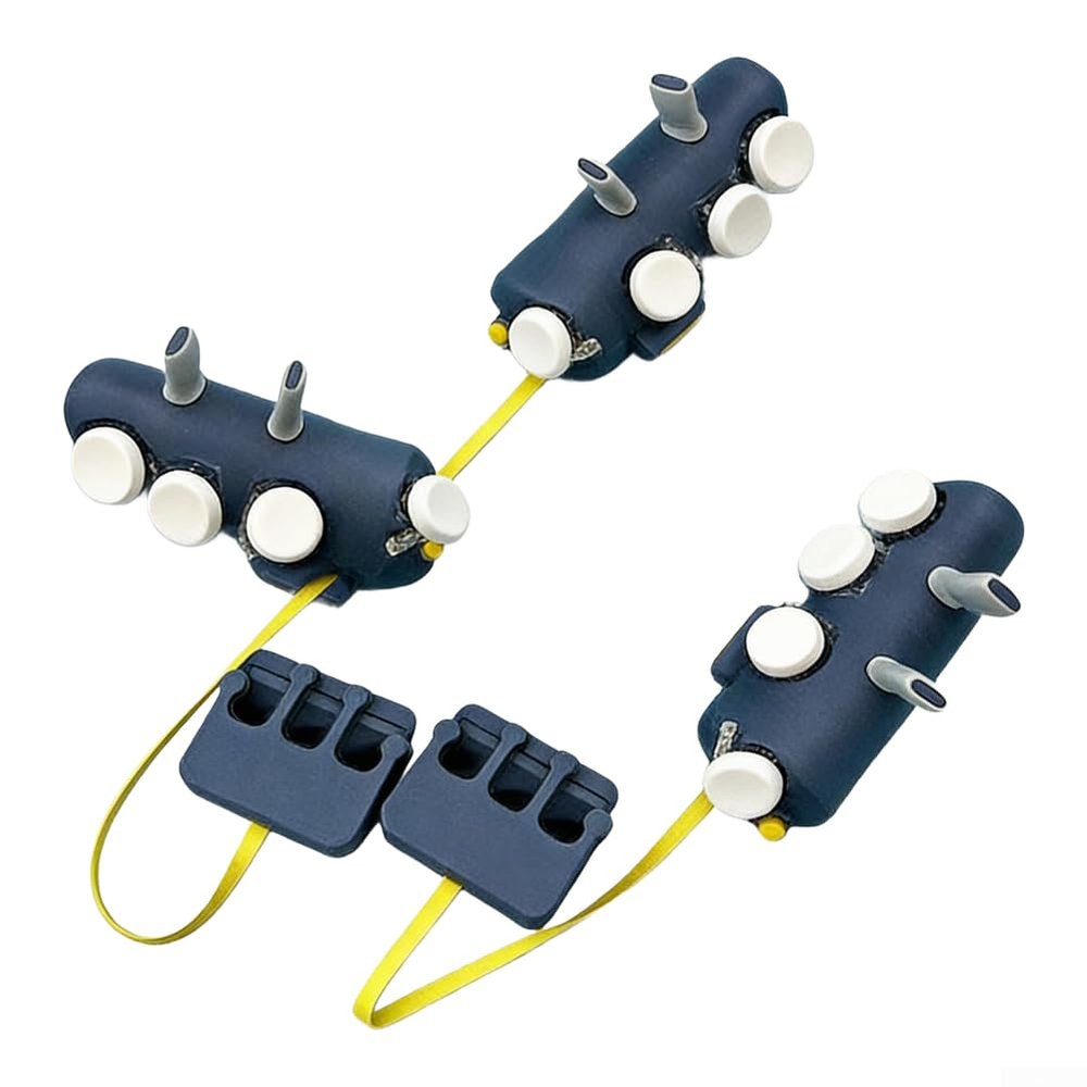 Game Controller Button Set for Tablets and iPads, Supports Six-Finger Configuration, 20–23.1 cm