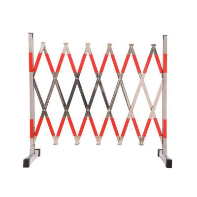 Retractable Stainless Steel Guardrail - Easy-Install Safety Barrier with 270° Folding Design for Construction Sites and Outdoor Areas