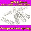 304 Stainless Steel Compression Springs, 5-Piece Set, 2.0 mm Wire, 12–30 mm Outer Diameter view 2
