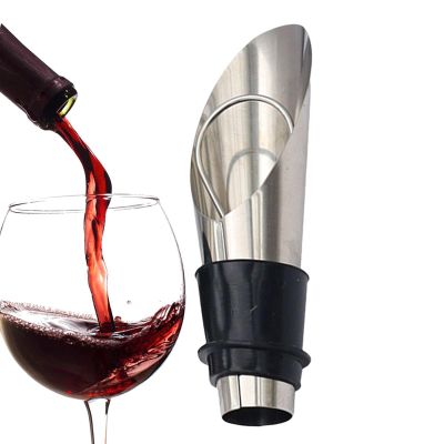 2-in-1 Stainless Steel Wine Stopper & Pourer - 2 Pack