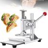 Manual Commercial Dough Press, Stainless Steel, Adjustable Thickness, 14 cm view 1