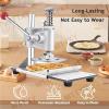 Manual Commercial Dough Press, Stainless Steel, Adjustable Thickness, 14 cm view 2