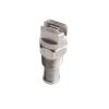 Stainless Steel Flat-Fan Spray Nozzle with Filter, 1/8" and 1/4" Threads (1 of 4, 11010) view 2